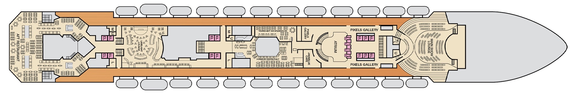 Deck 4 - Atlantic plan